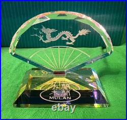 WDCC Disney MULAN Honorable Decision + MUSHU Crystal Fan Gift by M. Millan
