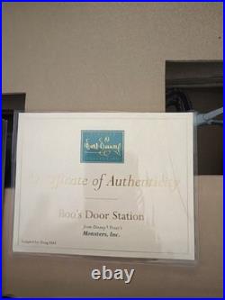 WDCC Disney Monsters Inc. Boo's Door Station Display Base Figurine in Box COA