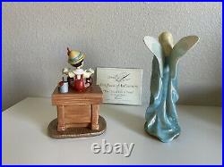 WDCC Disney Pinocchio And Blue Fairy The Gift of Life is Thine Box COA Rare