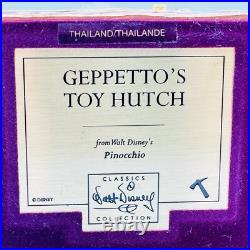 WDCC Disney Pinocchio Geppetto's Toy Creations Figurine Toy Hutch With COA NO BOX