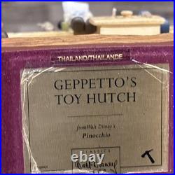 WDCC Disney Pinocchio Geppetto's Toy Creations Toy Hutch Figurine withCOA