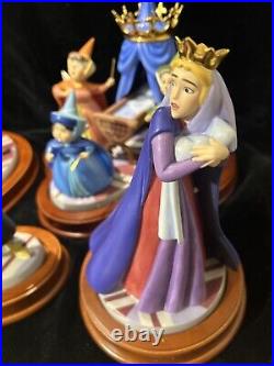 WDCC Disney Sleeping Beauty An Uninvited Guest Set LE 241/1000. Free Shipping