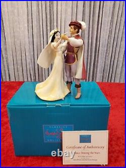 WDCC Disney Snow White And Prince A Dance Among The Stars figurine COA Box MINT