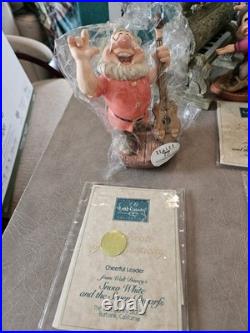 WDCC Disney Snow White & Seven Dwarfs 9pc Set Lot With COAs and Original Boxes