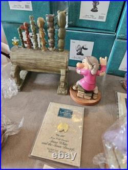 WDCC Disney Snow White & Seven Dwarfs 9pc Set Lot With COAs and Original Boxes
