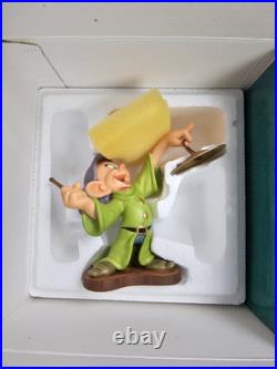 WDCC Disney Snow White & Seven Dwarves Figurines- Musical Instrument 7PC SET NEW