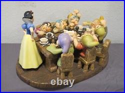 WDCC Disney Soup's On Snow White & the Seven Drawfs Figurine with Box COA Video