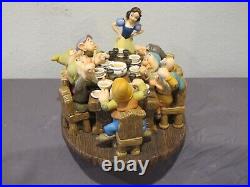 WDCC Disney Soup's On Snow White & the Seven Drawfs Figurine with Box COA Video