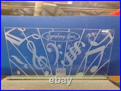 WDCC Disney Symphony Hour Heavy Etched Glass Backdrop Limited Edition