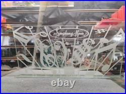 WDCC Disney Symphony Hour Heavy Etched Glass Backdrop Limited Edition