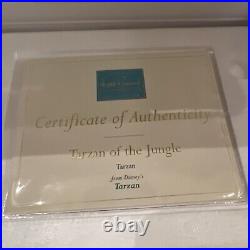 WDCC Disney TARZAN of the Jungle Porcelain Figurine in Box with COA
