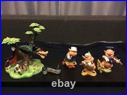 WDCC Disney The Big Bad Wolf and the Three Little Pigs Set