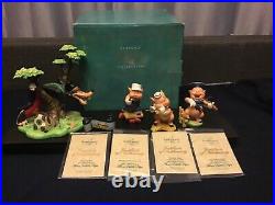 WDCC Disney The Big Bad Wolf and the Three Little Pigs Set