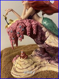 WDCC Disney The Little Mermaid ARIEL AND SEBASTIAN He Loves Me. He Loves Me Not