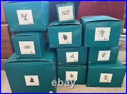 WDCC Disney'The Little Mermaid' Set of 10 Figurines with Boxes & COAs Rare Lot