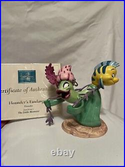 WDCC Disney'The Little Mermaid' Set of 10 Figurines with Boxes & COAs Rare Lot