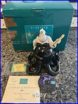 WDCC Disney The Little Mermaid Ursula We Made a Deal Figurine COA Box Charm