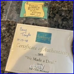 WDCC Disney The Little Mermaid Ursula We Made a Deal Figurine COA Box Charm