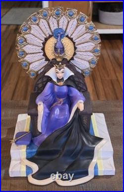 WDCC Disney Villains Series Enthroned Evil Snow White Seven Dwarfs COA #665