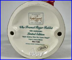 WDCC Disney Who Framed Roger Rabbit Dear Jessica How Do I Love Thee 10th Ann LE