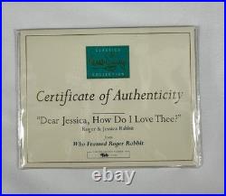 WDCC Disney Who Framed Roger Rabbit Dear Jessica How Do I Love Thee 10th Ann LE