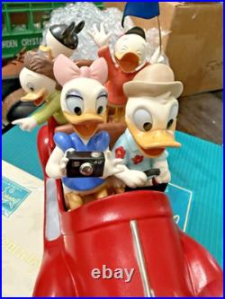 WDCC Donald, Daisy and Donald's Nephews Family Vacation LE 809/1955 NEW COA