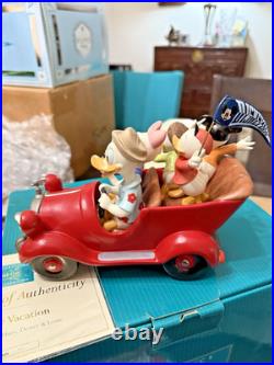 WDCC Donald, Daisy and Donald's Nephews Family Vacation LE 809/1955 NEW COA