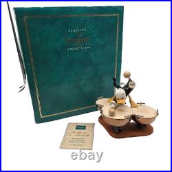 WDCC Donald's Drum Beat Symphony Hour Donald Duck Disney Figurine 1997 COA Box