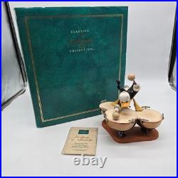 WDCC Donald's Drum Beat Symphony Hour Donald Duck Disney Figurine 1997 COA Box