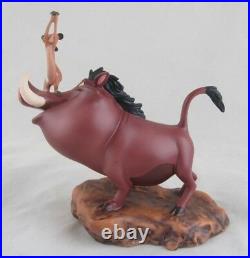 WDCC Double Trouble Pumbaa and Timon from Disney's The Lion King in Box COA