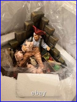 WDCC Drink Up Me Earties Pirates Caribbean Pig Scene Disney Retired with COA