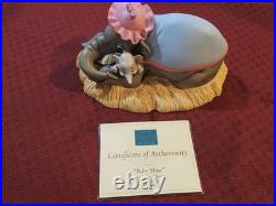 WDCC Dumbo BABY OF MINE Mrs Jumbo and Dumbo Original Box Disney COA MINT RARE