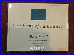 WDCC Dumbo BABY OF MINE Mrs Jumbo and Dumbo Original Box Disney COA MINT RARE
