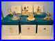 WDCC Enchanted Places Disney Castle Ornaments Complete Series of 6 with COA