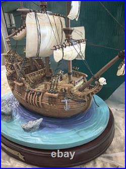 WDCC Enchanted Places Peter Pan The Jolly Roger Ship withBox Slightly Damaged