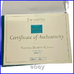 WDCC Enchanted Places Sleeping Beautys Castle With Box & COA Rare