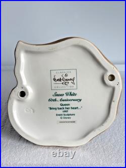 WDCC Evil Queen Bring Back Her Heart 1997 Sealed COA Box Snow White Event