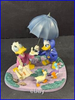 WDCC Fantasia 2000 Donald & Daisy Looks Like Rain with Box & COA