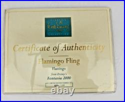 WDCC Fantasia 2000 Flamingo Fling #1096/2000 withCOA & Box 227