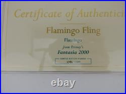 WDCC Fantasia 2000 Flamingo Fling #1096/2000 withCOA & Box 227