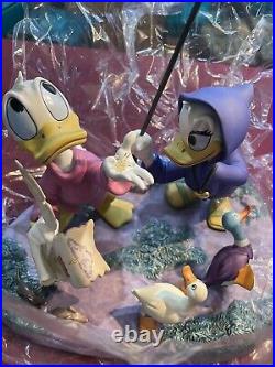 WDCC Fantasia 2000 Looks Like Rain Donald & Daisy, Signed Roy E Disney Rare
