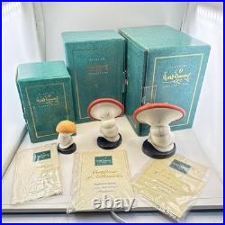 WDCC Fantasia Dancing Mushroom Lot Set of 3 Figurines with Hop Low Box COA Disney WDCC Fantasia Dancing Mushroom Lot Set of 3 Figurines with Hop Low Box COA Disney