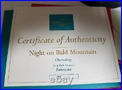 WDCC Fantasia Night On Bald Mountain 679/1500 LE New WithCOA