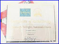 WDCC Fantasia SUMMER'S TWILIGHT, AUTUMN'S DAWN with COA 397/500