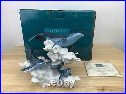 WDCC Fantasia Soaring In The Clouds Mom Dad & Baby Whale w Box