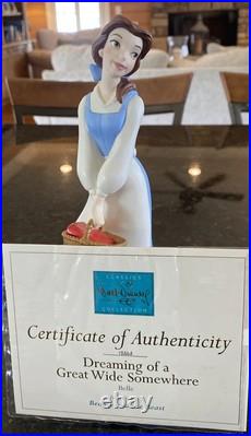 WDCC Figure Dreaming of a Great Wide Somewhere Belle WithBox + COA Mint