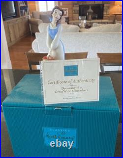 WDCC Figure Dreaming of a Great Wide Somewhere Belle WithBox + COA Mint