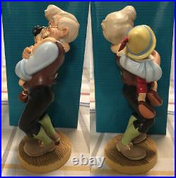 WDCC GEPPETTO & PINOCCHIO A FATHER'S JOY FIGURINE With BOX AND C OF A. EXCELLENT