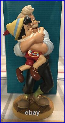 WDCC GEPPETTO & PINOCCHIO A FATHER'S JOY FIGURINE With BOX AND C OF A. EXCELLENT