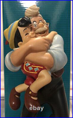 WDCC GEPPETTO & PINOCCHIO A FATHER'S JOY FIGURINE With BOX AND C OF A. EXCELLENT